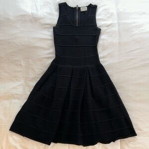 Milly black midi dress, size S / P